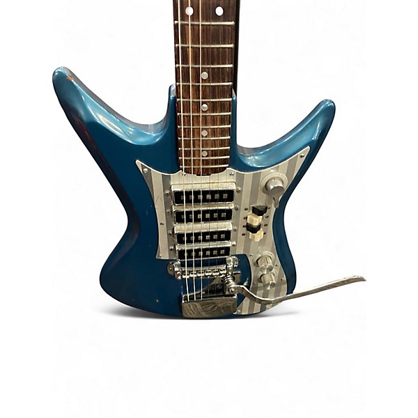 Vintage 1960s Teisco ET430 BLUE MET Solid Body Electric Guitar