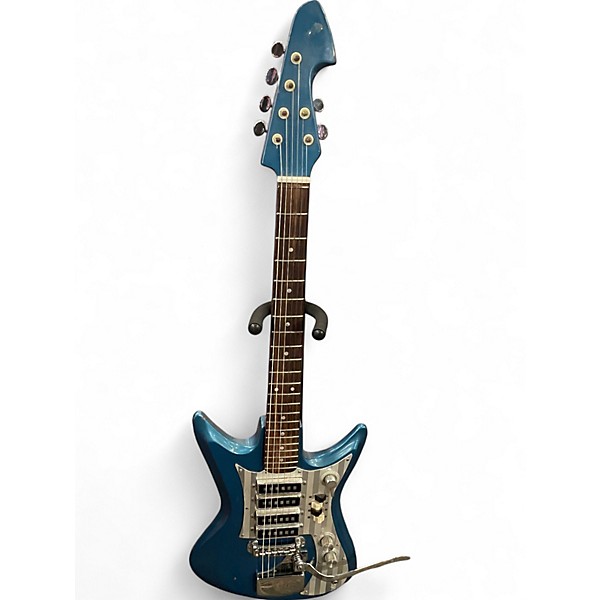 Vintage 1960s Teisco ET430 BLUE MET Solid Body Electric Guitar