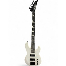 Used Jackson  js2 Alpine White Electric Bass Guitar