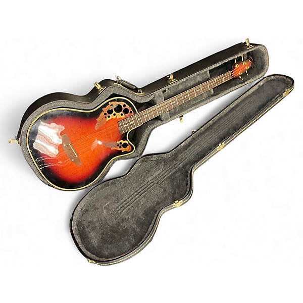Used Ovation CELEBRITY DELUXE CC274 Sunburst Acoustic Bass Guitar