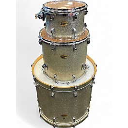 Used Ludwig 3 Piece Centennial Silver Sparkle Drum Kit
