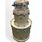 Used Ludwig 3 Piece Centennial Silver Sparkle Drum Kit thumbnail