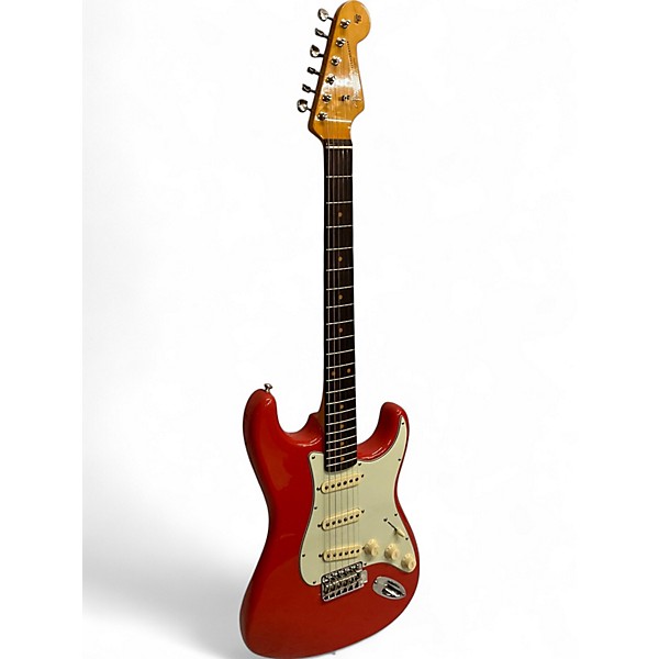 Used Fender American vintage II '61 Stratocaster Fiesta Red Solid Body Electric Guitar