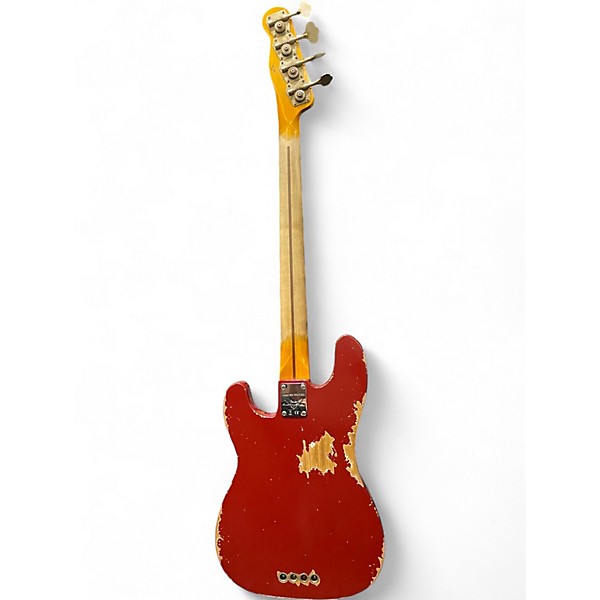 Used Fender Custom Shop LTD 53 Precision Bass Crimson Electric Bass Guitar