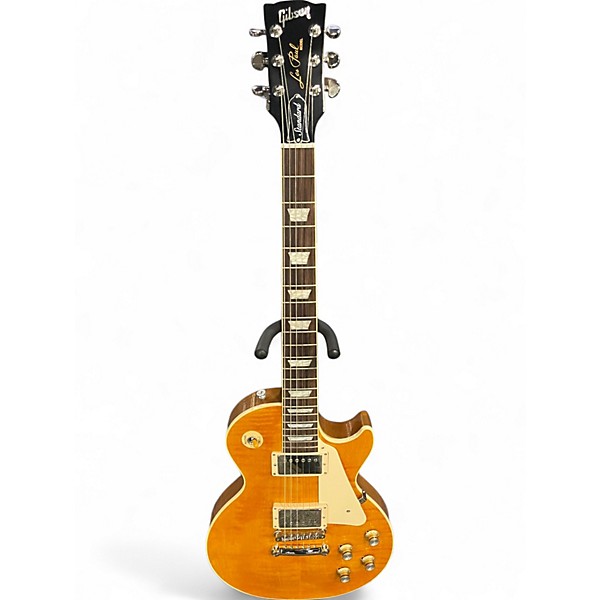 Used 2023 Gibson Les Paul Standard 1960S Neck Honey Amber Solid Body Electric Guitar