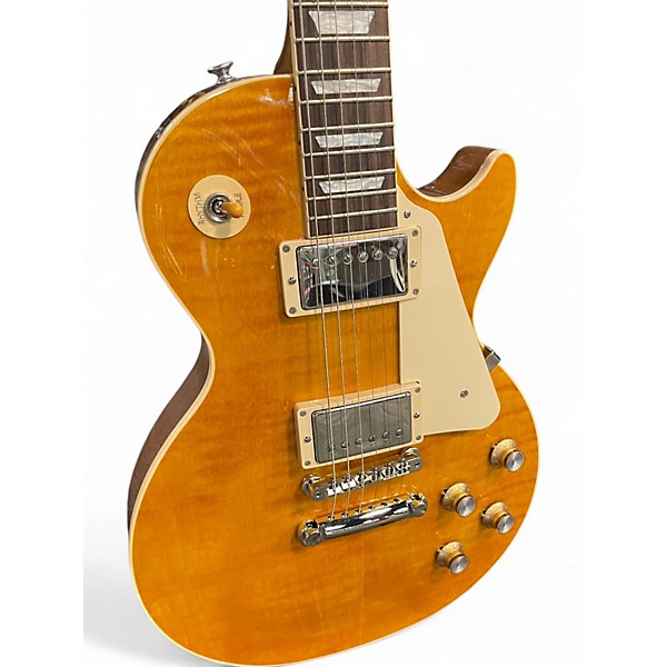 Used 2023 Gibson Les Paul Standard 1960S Neck Honey Amber Solid Body Electric Guitar