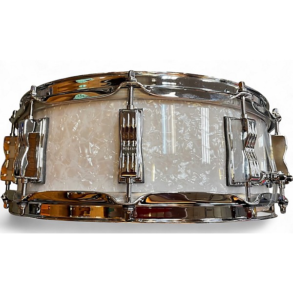 Used 2023 Ludwig 5in CLASSIC OAK Pearl White Drum
