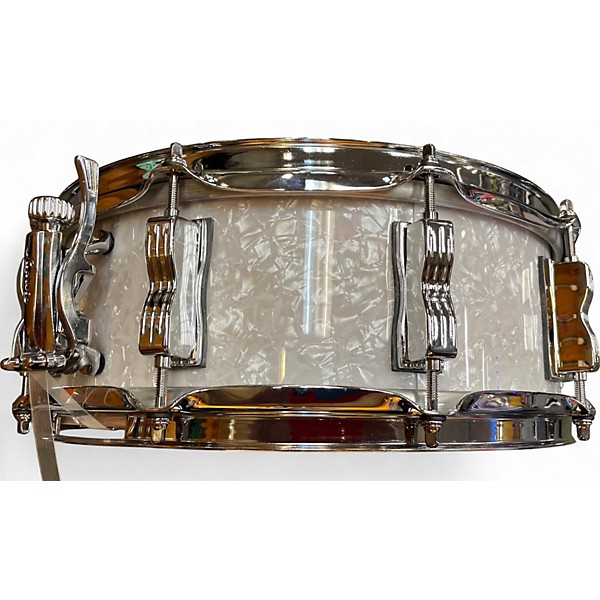 Used 2023 Ludwig 5in CLASSIC OAK Pearl White Drum