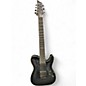 Used Schecter Guitar Research Hellraiser PT7 Hybrid Trans Black Solid Body Electric Guitar thumbnail