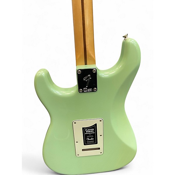 Used Fender Player Stratocaster Surf Green Solid Body Electric Guitar