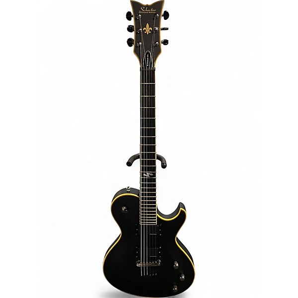 Used Schecter Guitar Research Blackjack ATX Black Solid Body Electric Guitar
