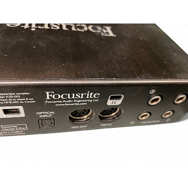 Used Focusrite Clarett 2Pre Audio Interface