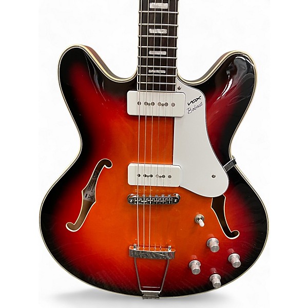 Used VOX BOBCAT V90 2 Color Sunburst Hollow Body Electric Guitar