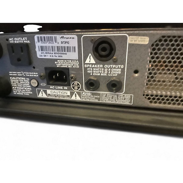 Used Ampeg SVT3PRO 450W Bass Amp Head