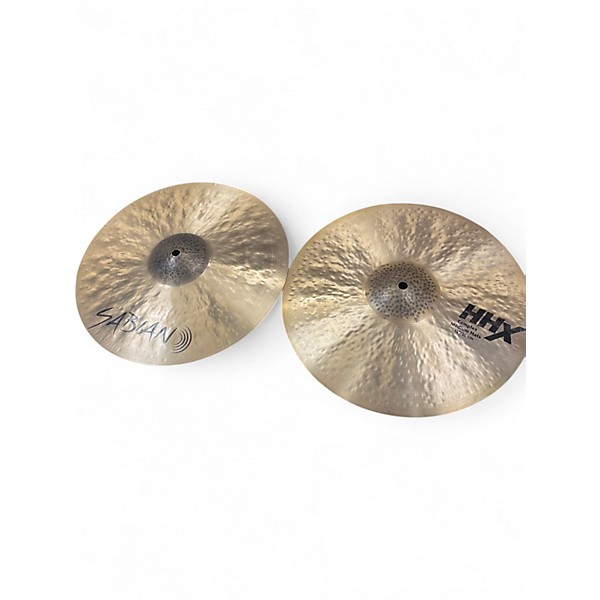 Used SABIAN 14in HHX COMPLEX HATS Cymbal