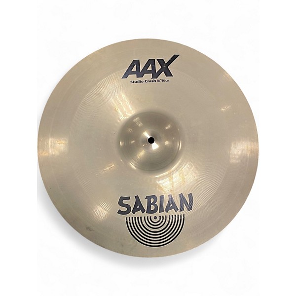 Used SABIAN 18in AAX Studio Crash Brilliant Cymbal