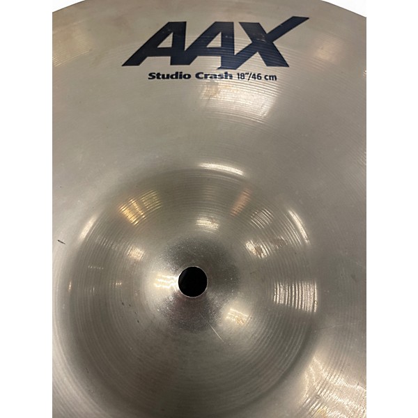 Used SABIAN 18in AAX Studio Crash Brilliant Cymbal