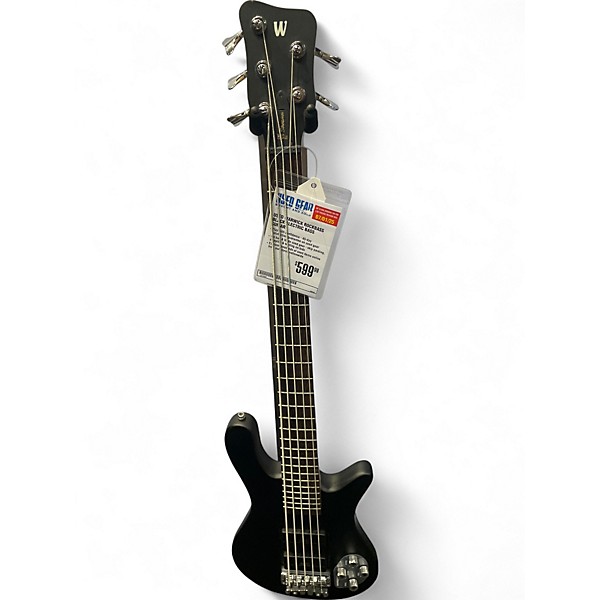 Used Warwick ROCKBASS Black Electric Bass Guitar