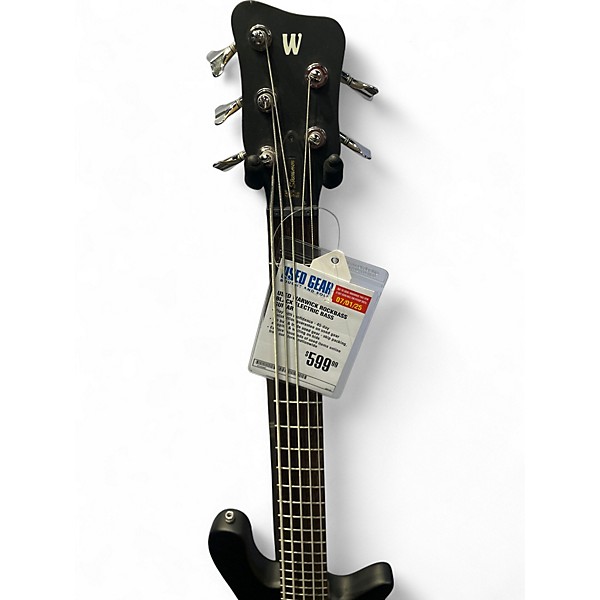 Used Warwick ROCKBASS Black Electric Bass Guitar
