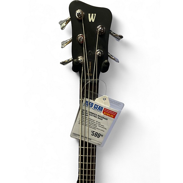 Used Warwick ROCKBASS Black Electric Bass Guitar