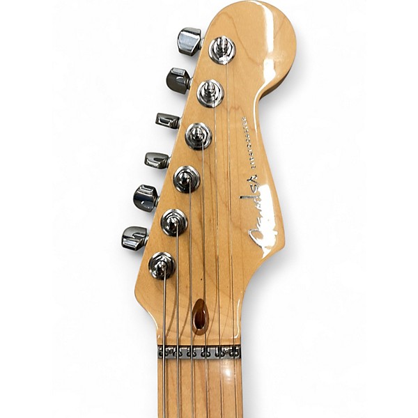 Used Fender American Deluxe Stratocaster HSS Sunburst Solid Body Electric Guitar