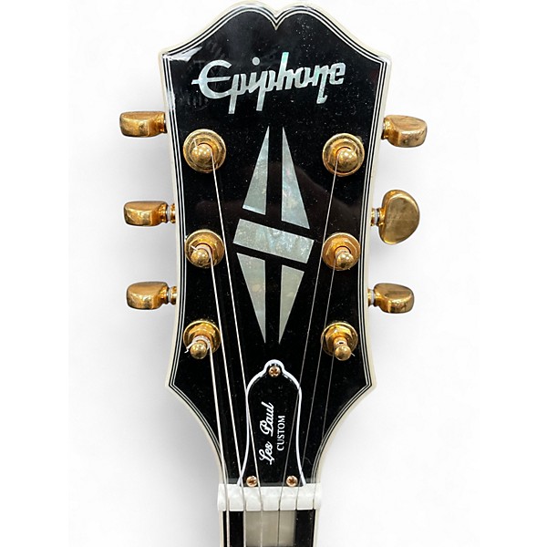 Used Epiphone Les Paul Custom Koa Brown Sunburst Solid Body Electric Guitar