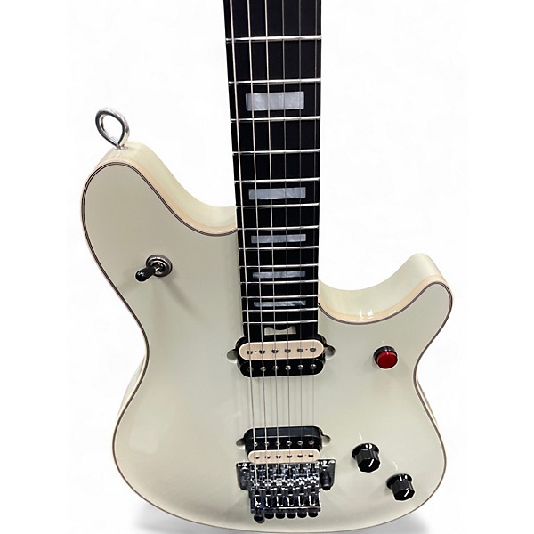 Used EVH USA EDWARD VAN HALEN SIGNATURE REGULAR IVORY Antique Ivory Solid Body Electric Guitar