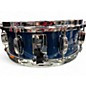 Used TAMA 14X5 superstar classic maple snare blue sparkle Drum