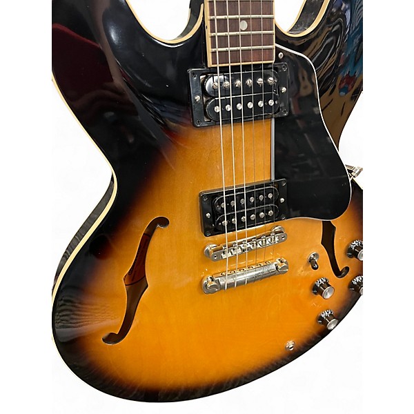 Used 2022 Gibson ES335 Sunburst Hollow Body Electric Guitar