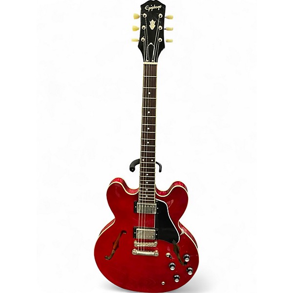 Used Epiphone ES-335 Cherry Red Hollow Body Electric Guitar
