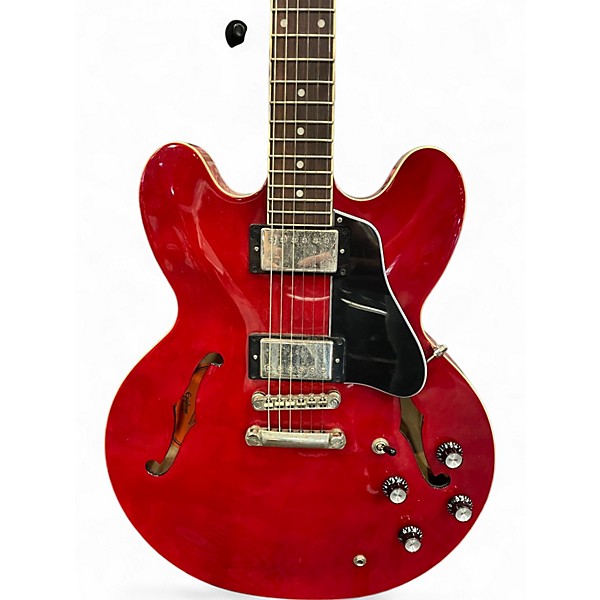 Used Epiphone ES-335 Cherry Red Hollow Body Electric Guitar