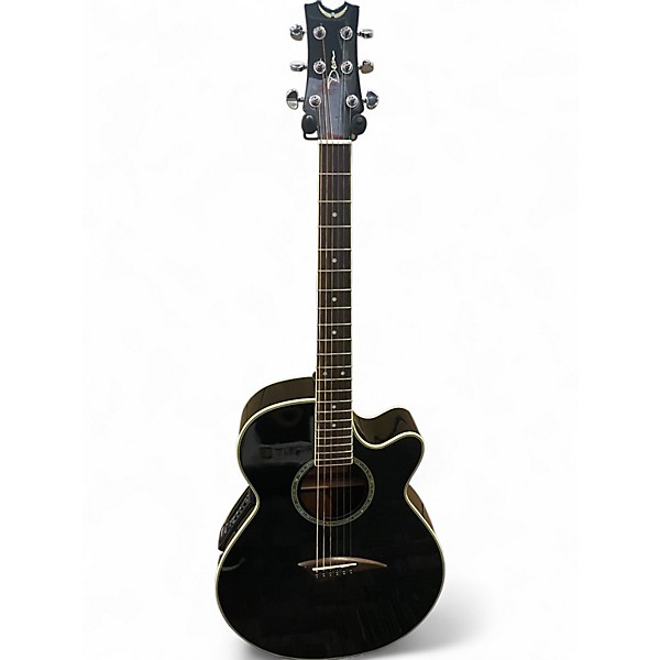 Used Dean Performer E Black Acoustic Electric Guitar