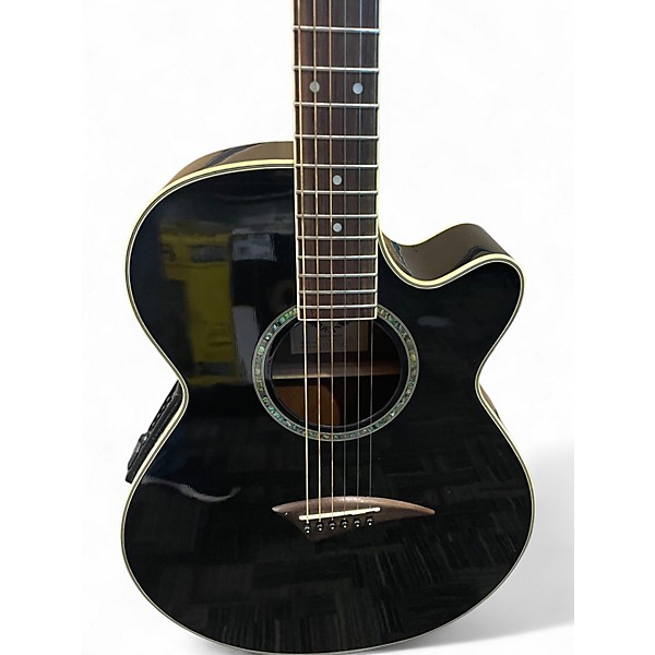 Used Dean Performer E Black Acoustic Electric Guitar