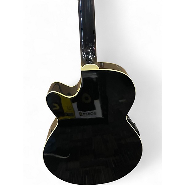 Used Dean Performer E Black Acoustic Electric Guitar