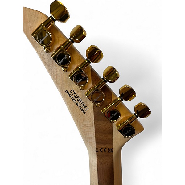 Used Jackson PRO PLUS SOLOIST GOLD SPARKLE Solid Body Electric Guitar