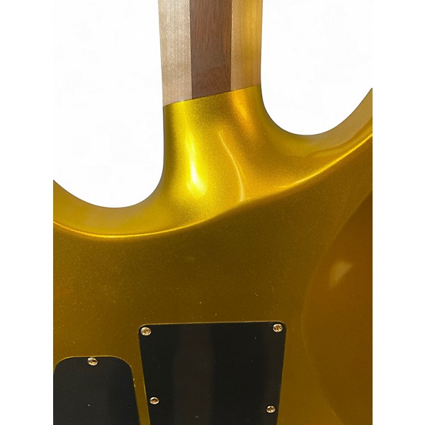 Used Jackson PRO PLUS SOLOIST GOLD SPARKLE Solid Body Electric Guitar