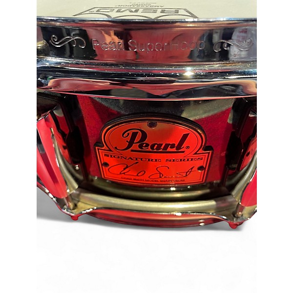 Used Pearl 14X5 Chad Smith Snare Black Chrome Drum