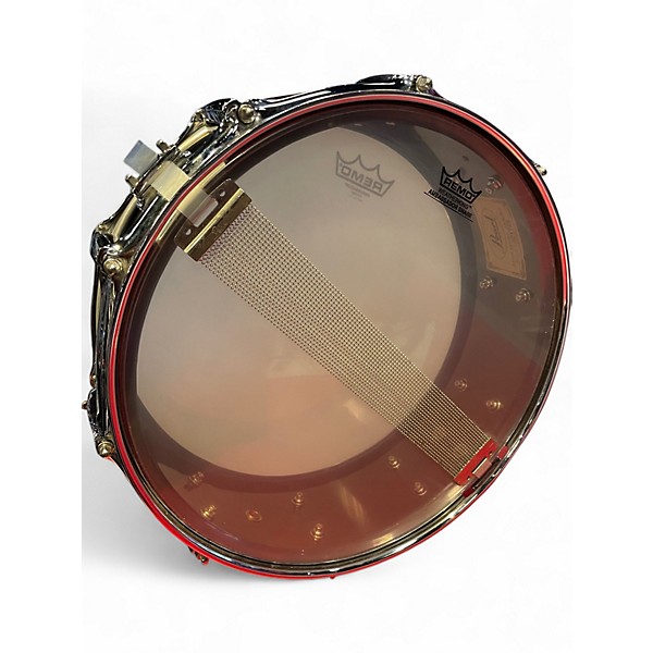 Used Pearl 14X5 Chad Smith Snare Black Chrome Drum