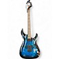 Used 2023 Schecter Guitar Research Omen Extreme 6 Blue Burst Solid Body Electric Guitar thumbnail