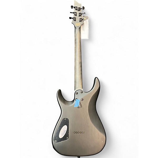 Used 2023 Schecter Guitar Research Omen Extreme 6 Blue Burst Solid Body Electric Guitar