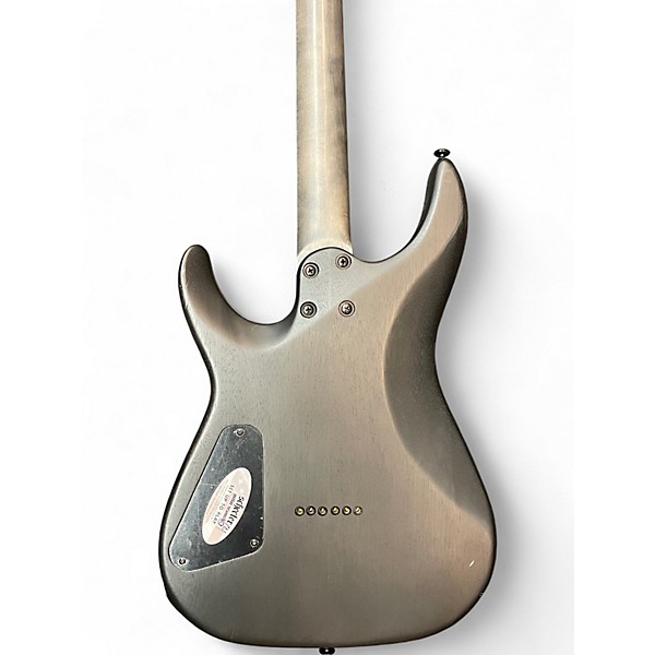 Used 2023 Schecter Guitar Research Omen Extreme 6 Blue Burst Solid Body Electric Guitar