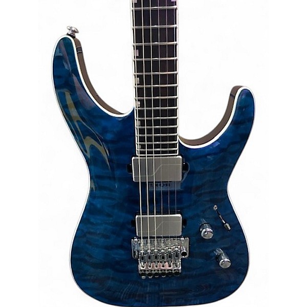 Used ESP MH-1000 Black Ocean Solid Body Electric Guitar