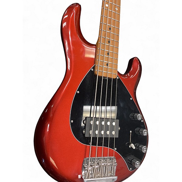 Used Ernie Ball Music Man StingRay 5 Special H Chrome Red Metallic Electric Bass Guitar