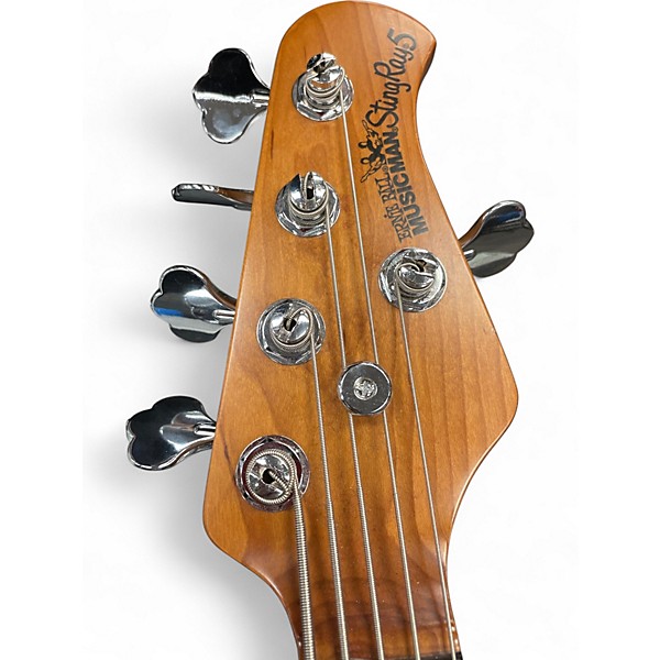 Used Ernie Ball Music Man StingRay 5 Special H Chrome Red Metallic Electric Bass Guitar