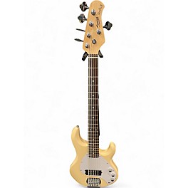 Used Sterling by Music Man Stingray 5 Cream Electric Bass Guitar