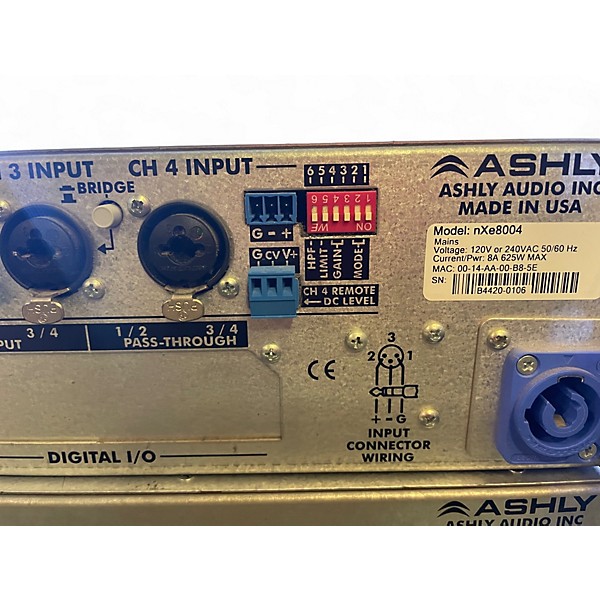 Used Ashly Audio nXe8004 Power Amp