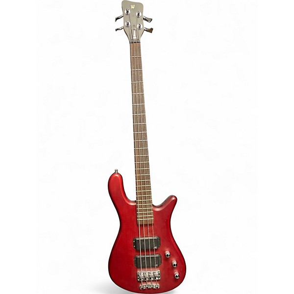 Used Warwick STREAMER Red Electric Bass Guitar