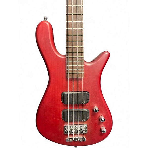 Used Warwick STREAMER Red Electric Bass Guitar