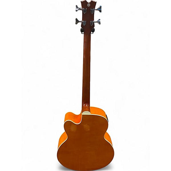 Used Dean PBQM QUILTED NATURAL Acoustic Bass Guitar