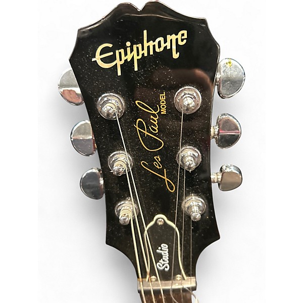 Used Epiphone Les Paul Studio Wine Red Solid Body Electric Guitar